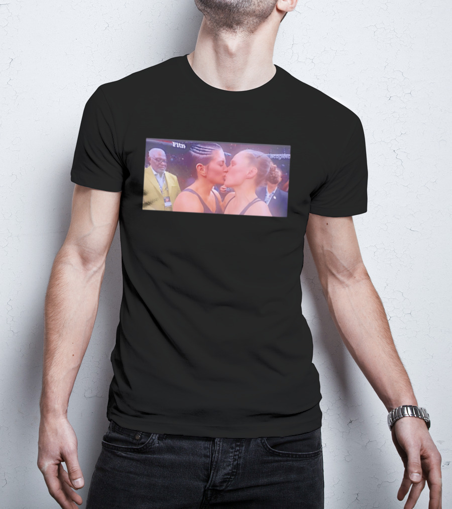 Ronda Rousey Gina Carano Unbelievable Post Fight Moment T-Shirt