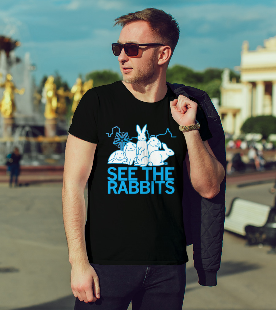 See The Rabbits Blue Bunny T-Shirt
