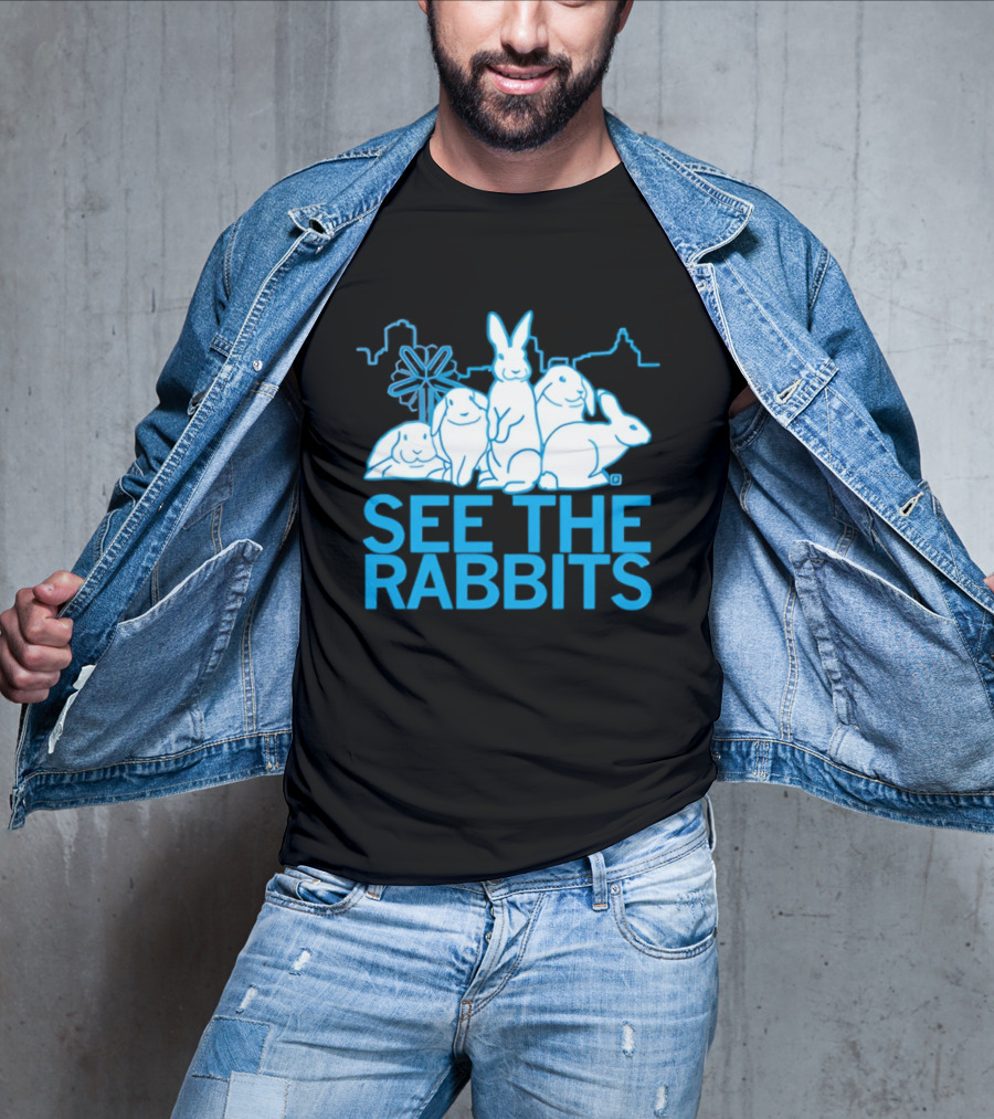 See The Rabbits Blue Bunny T-Shirt