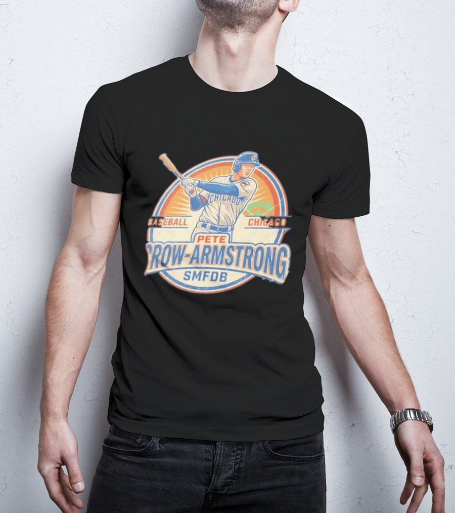 Pete Crow Armstrong Baseball Chicago Cubs SMFDB T-Shirt