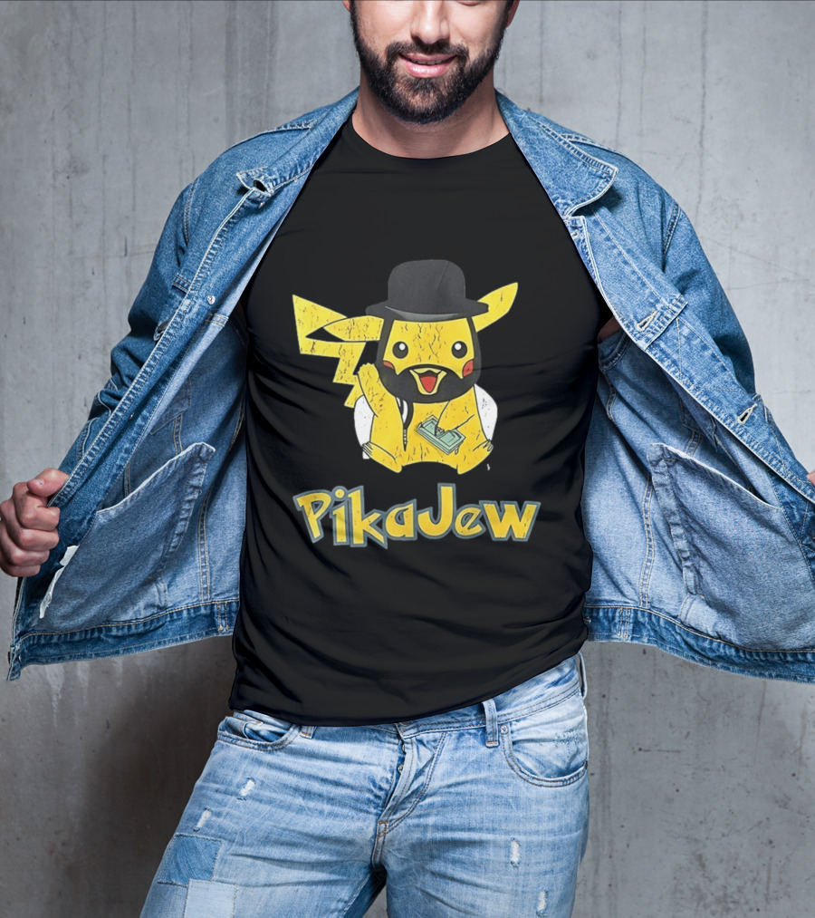 PikaJew And Niggachu Pokemon T-Shirt