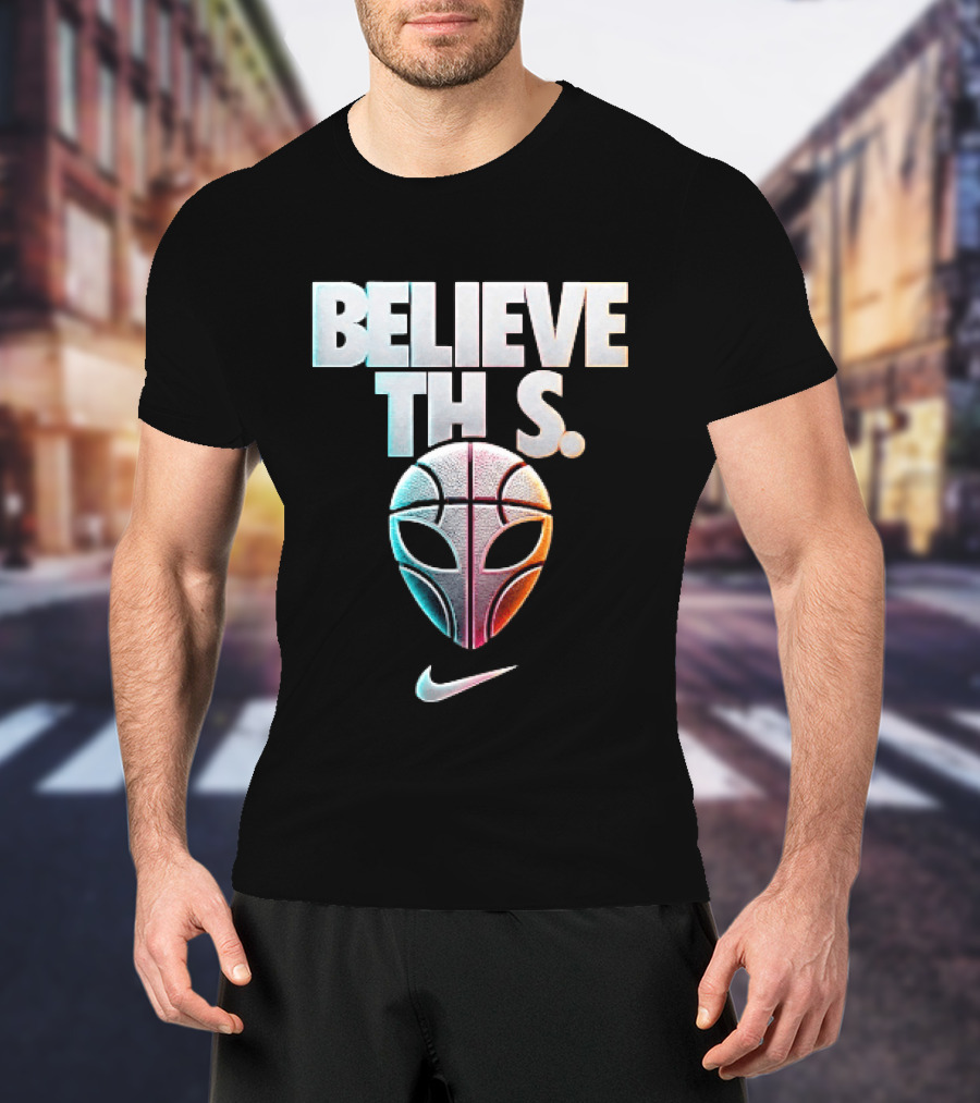 Victor Wembanyama San Antonio Spurs Believe This Alien Basketball Nike T-Shirt