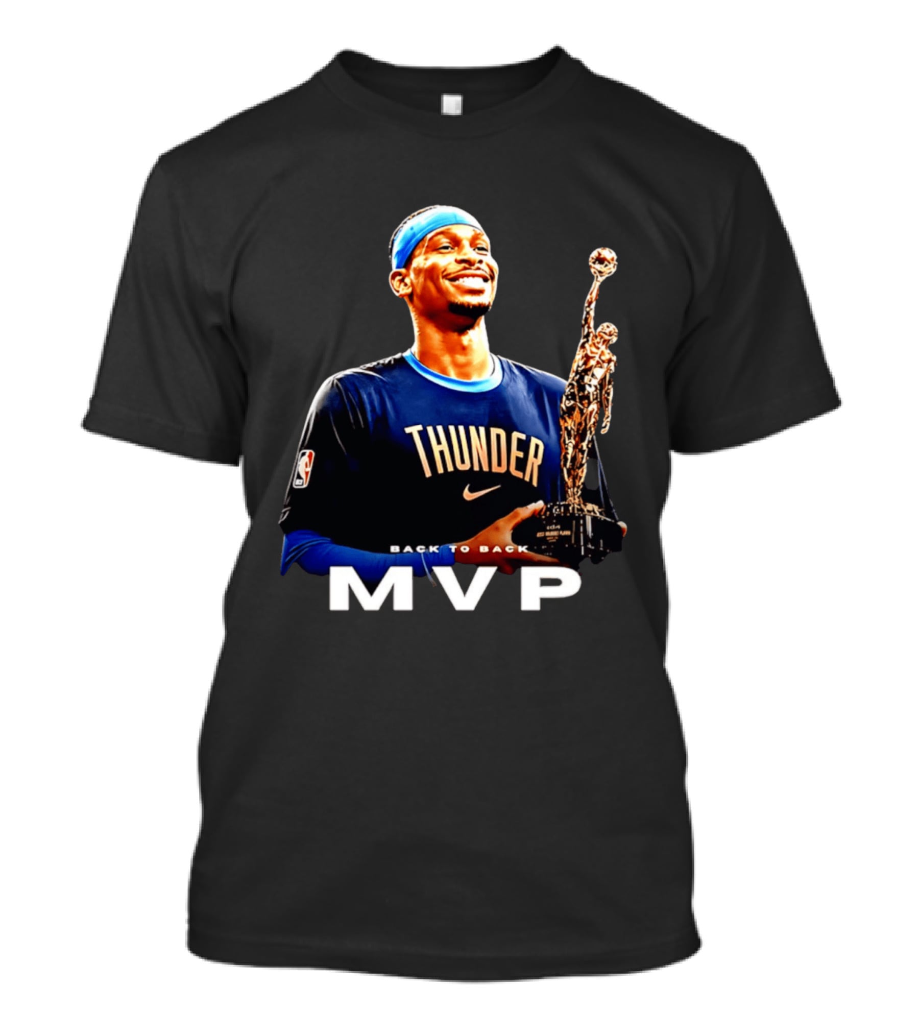 2026 MVP Back 2 Back Shai Gilgeous Alexander OKC Thunder T-Shirt