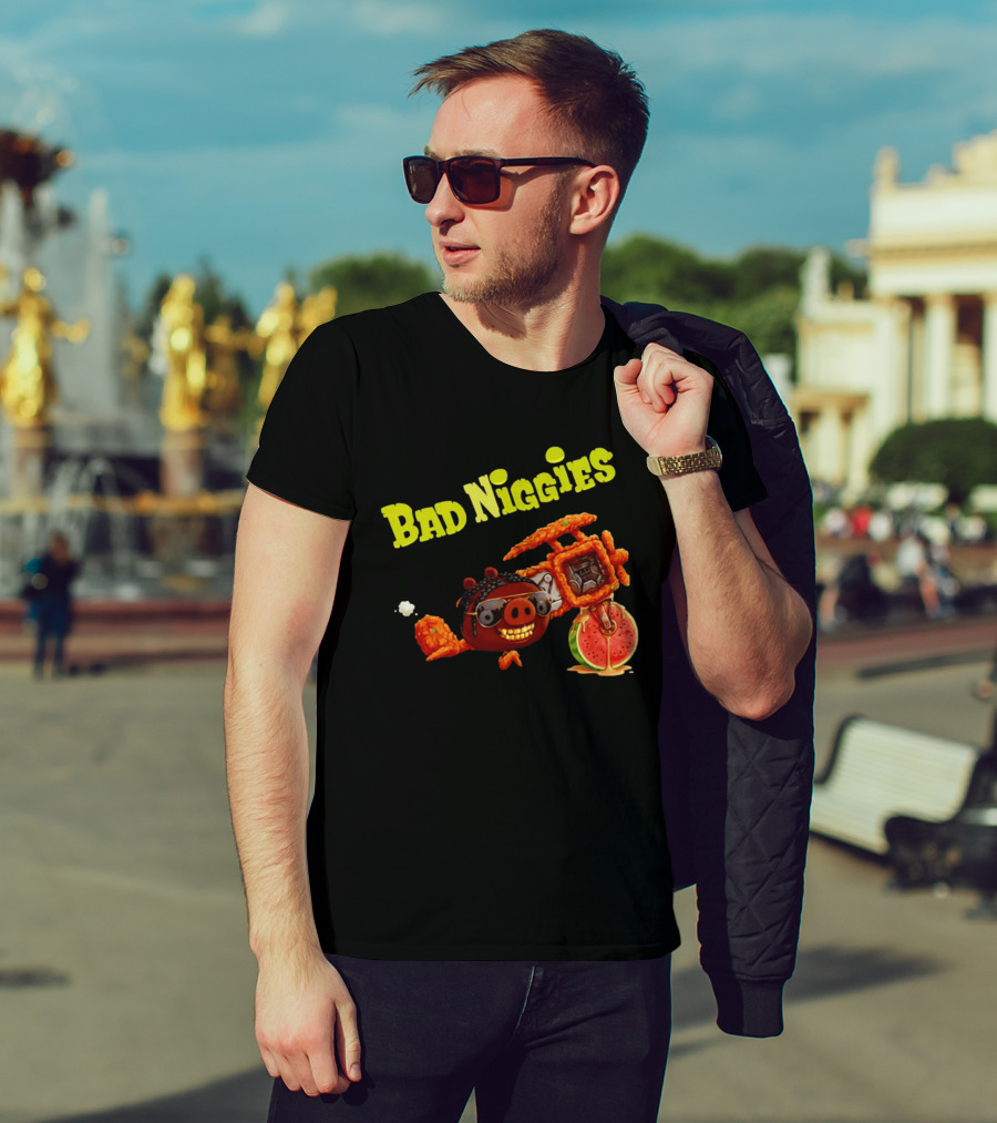 Bad Niggies Angry Birds T-Shirt