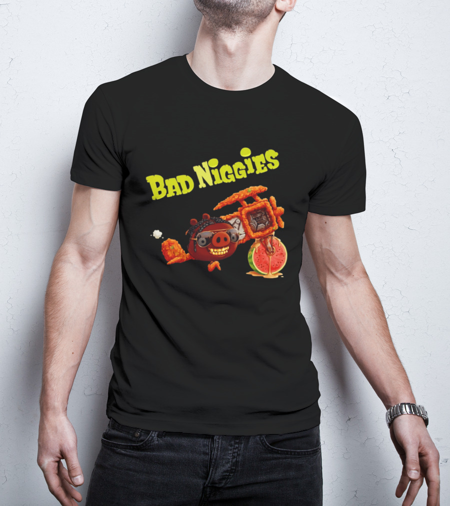 Bad Niggies Angry Birds T-Shirt