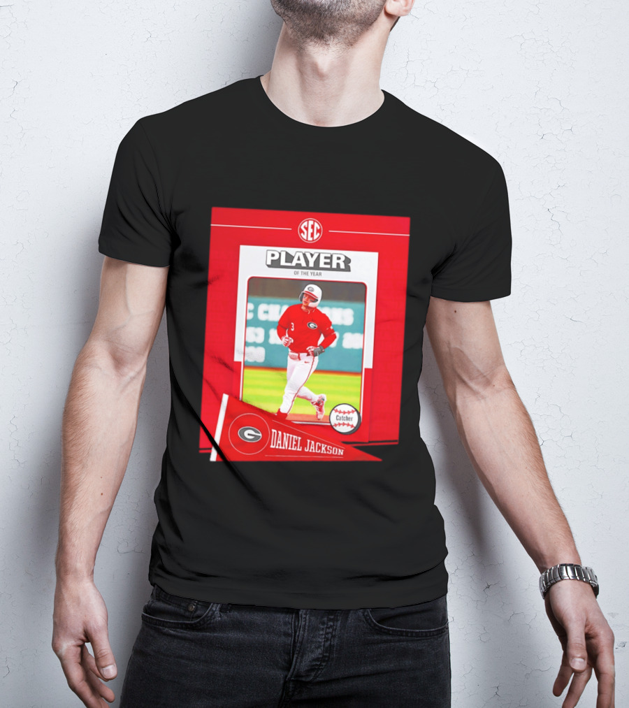 SEC Player Of The Year Daniel Jackson Catcher Georgia 2026 T-Shirt