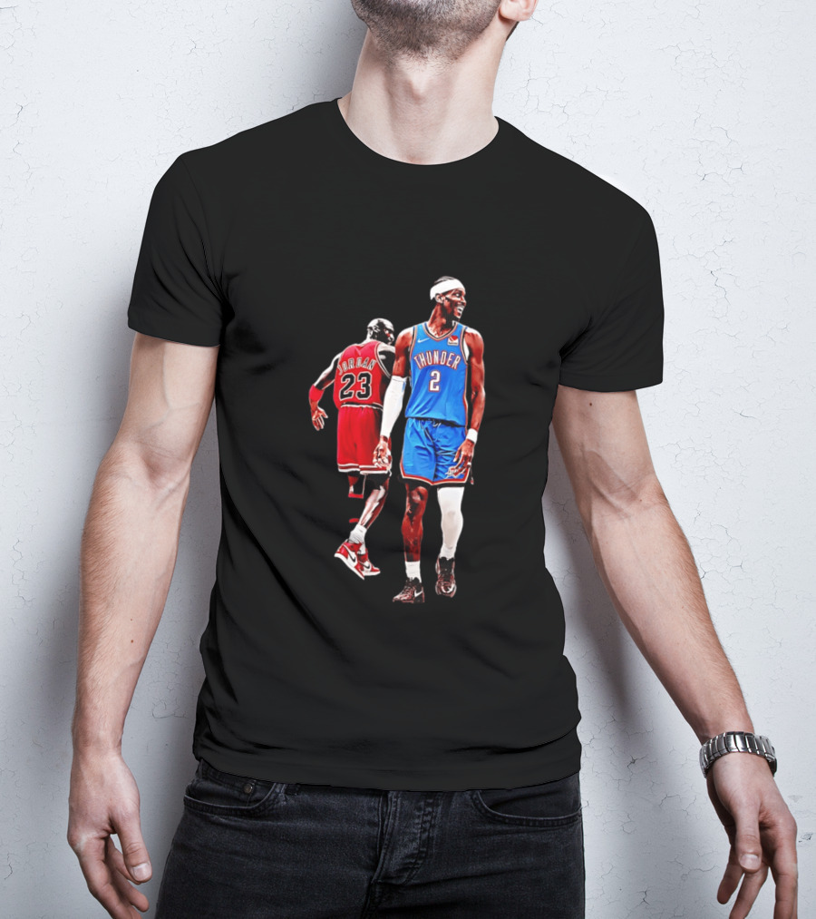Shai Gilgeous Alexander Thunder Back 2 Back MVP SGA Pay 2026 Jordan 23 OKC T-Shirt