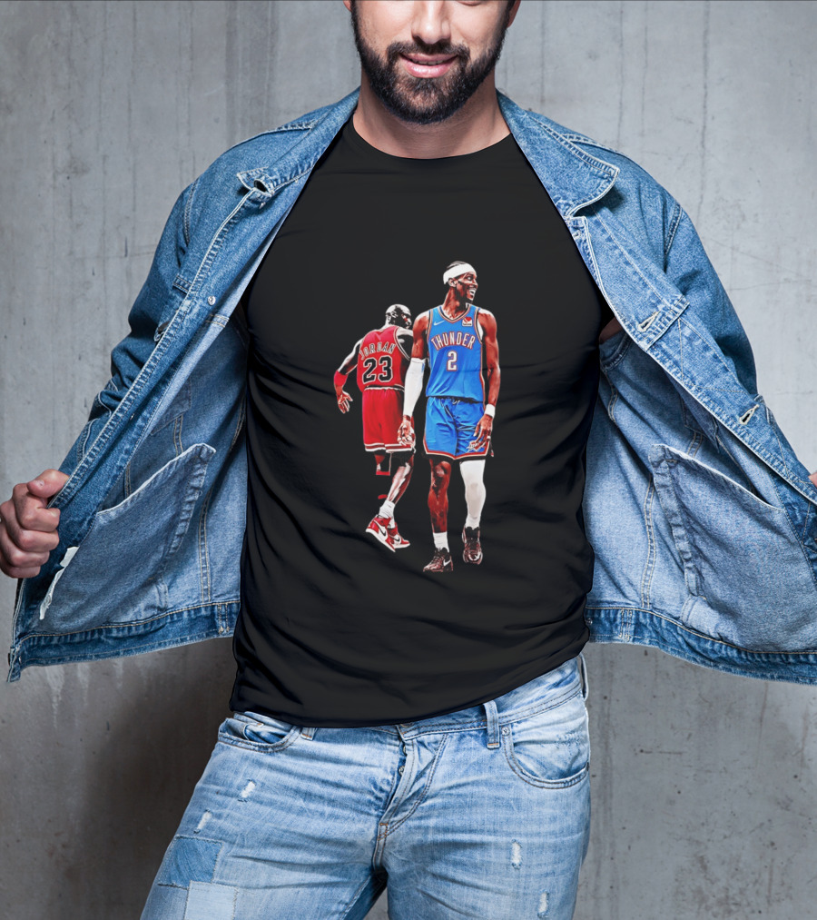 Shai Gilgeous Alexander Thunder Back 2 Back MVP SGA Pay 2026 Jordan 23 OKC T-Shirt