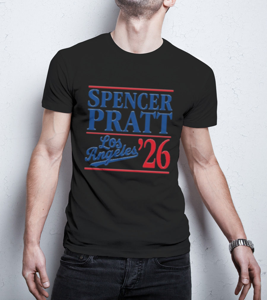 Spencer Pratt Los Angeles 2026 Mayor Election Campaign T-Shirt