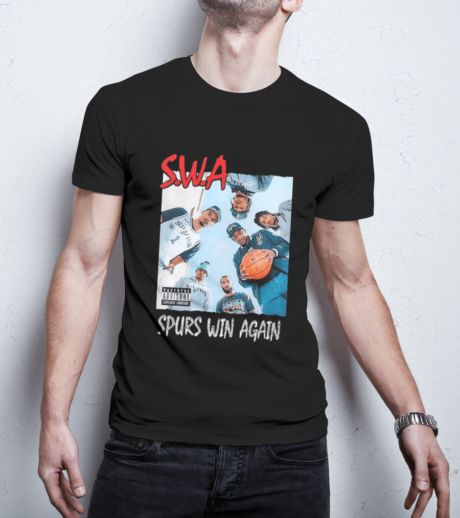 SWA Spurs Win Again San Antonio Spurs Straight Outta Compton T-Shirt