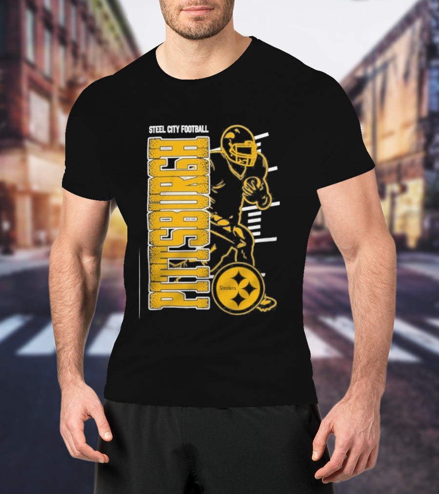 Steel City Football Pittsburgh Steelers Train T-Shirt