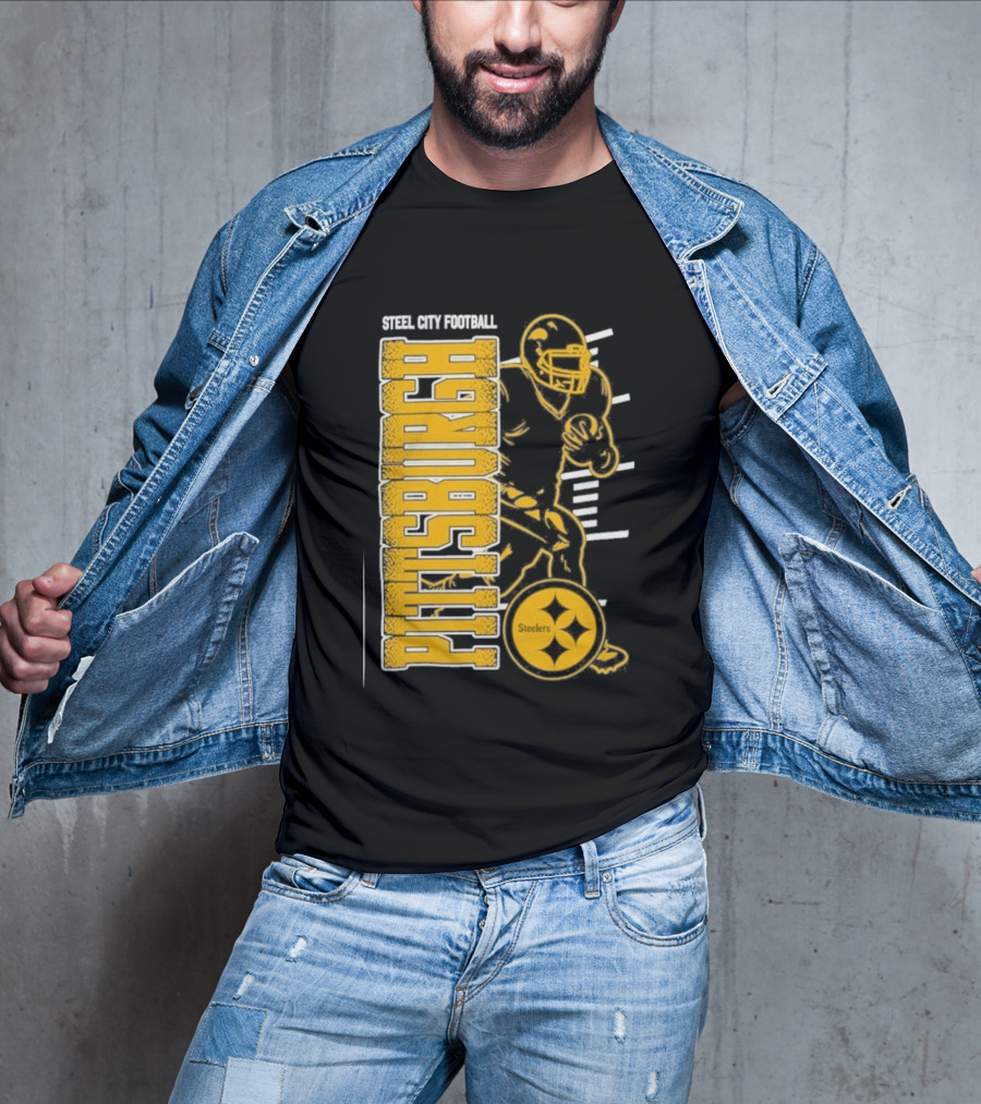 Steel City Football Pittsburgh Steelers Train T-Shirt