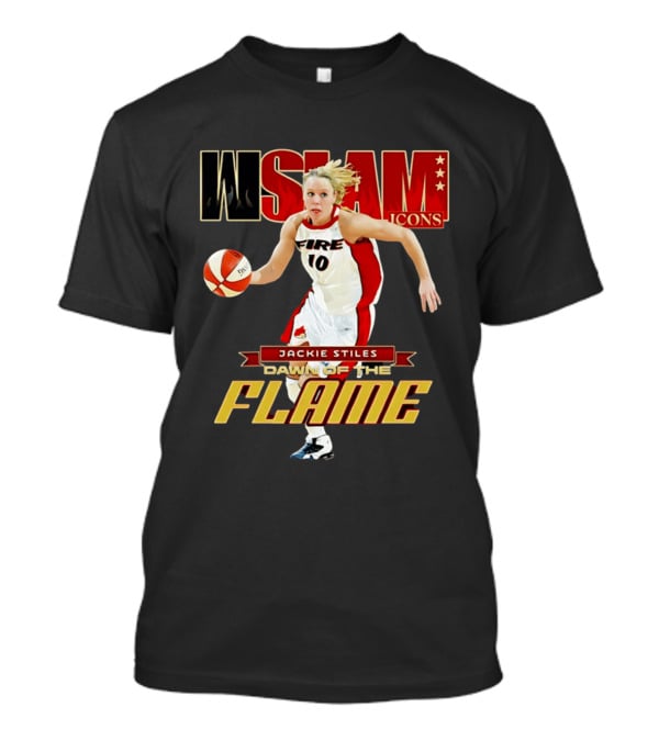 WSlam Icons Jackie Stiles Fire Dawn Of The Flame T-Shirt