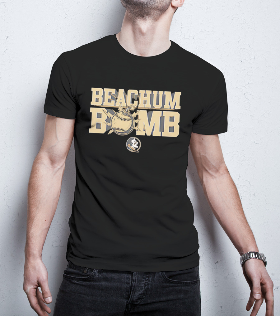 Beachum Bomb Baseball With Florida State Seminole T-Shirt