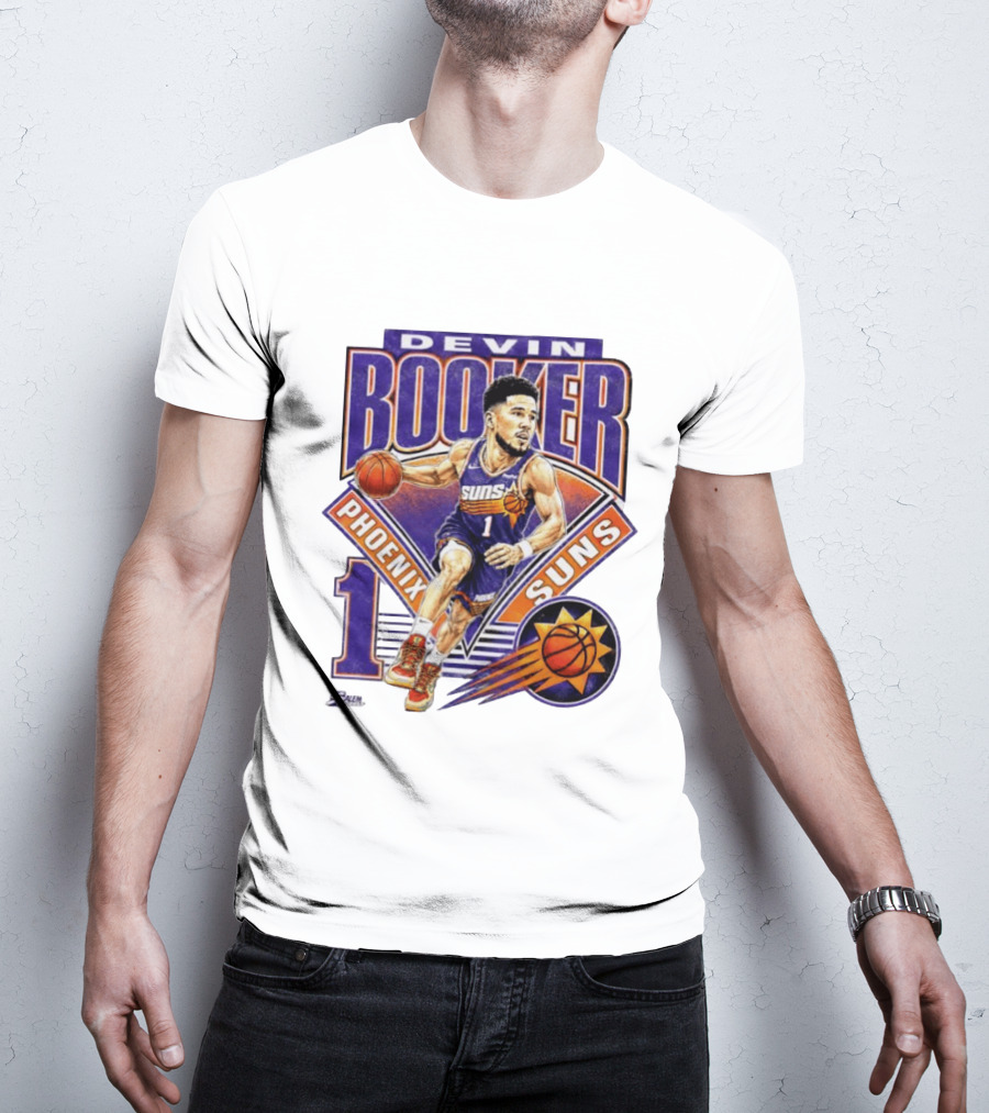 Devin Booker Phoenix Suns Basketball Number 1 Jersey T-Shirt