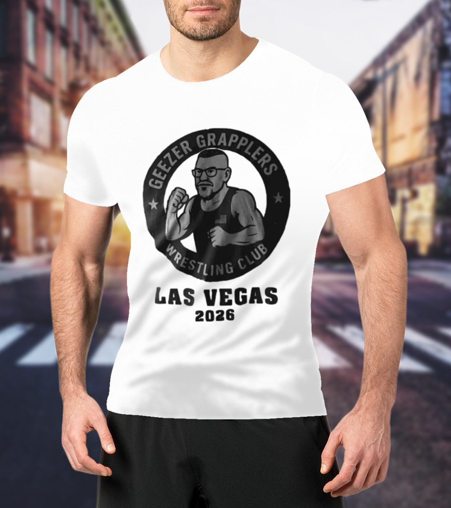 Las Vegas Geezer Grapplers Wrestling Club 2026 T-Shirt