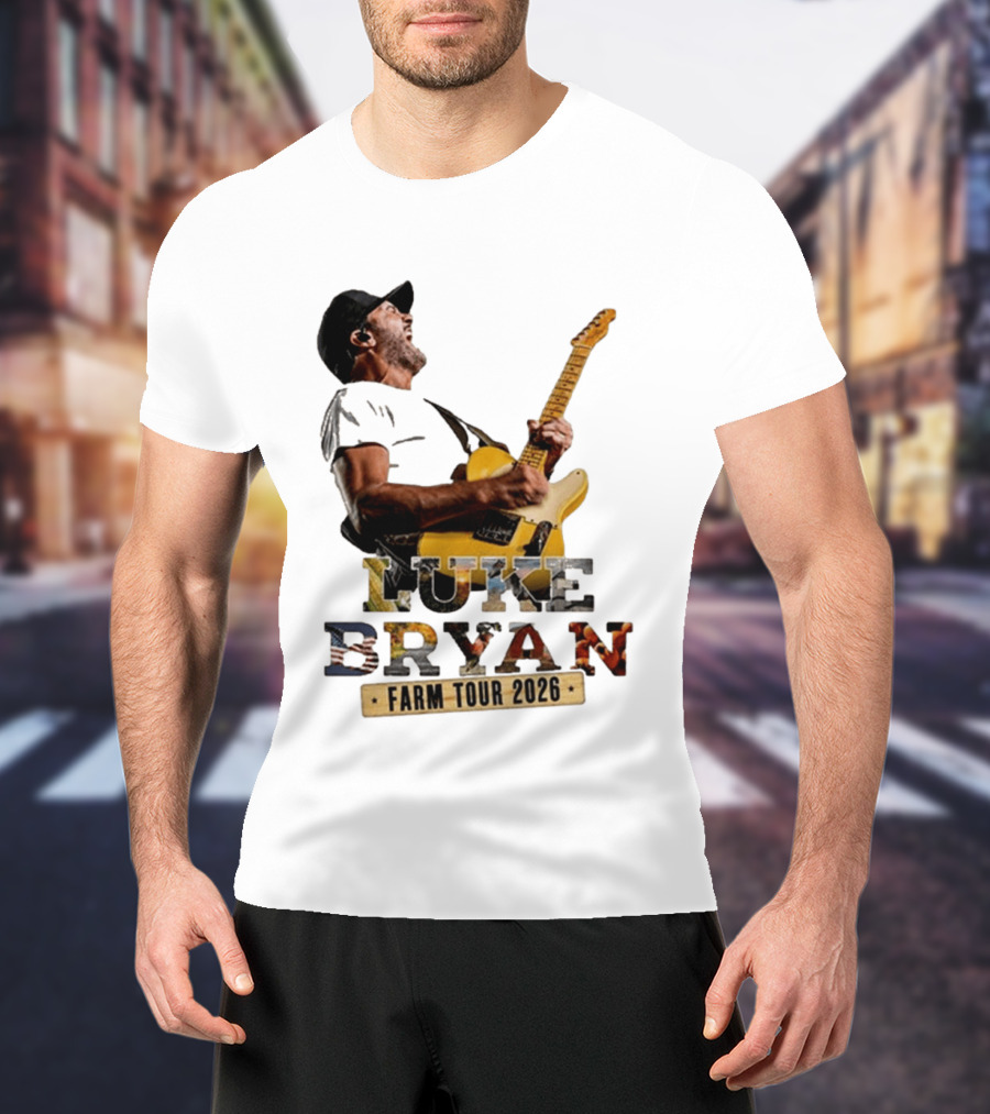 Luke Bryan Farm Tour 2026 Latrobe PA Concert Performance T-Shirt