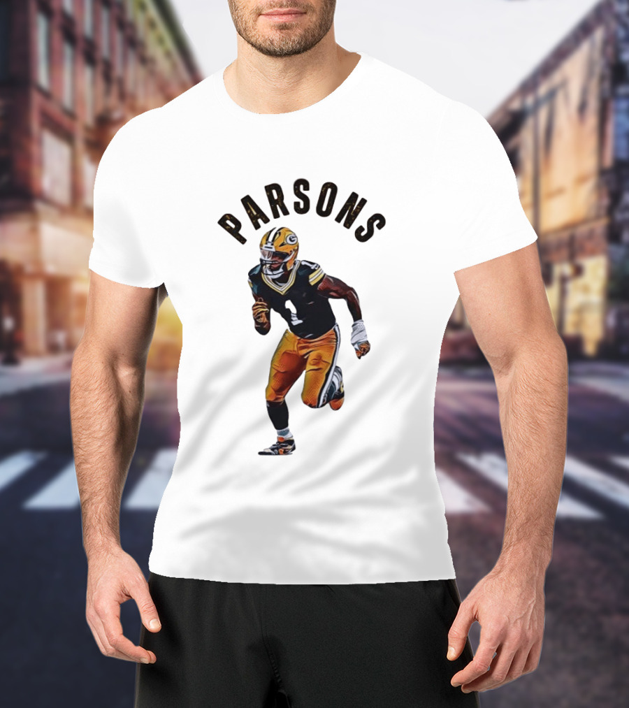 Parsons Green Bay Packers Number 1 Football Player T-Shirt