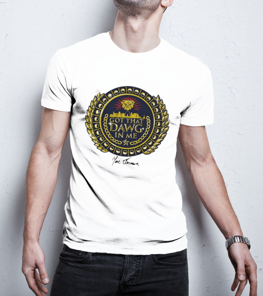 St Louis Cardinals Got That Dawg In Me Dawg Chain City Skyline T-Shirt