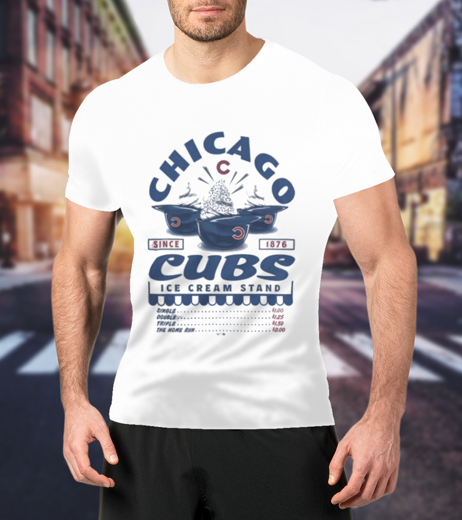 Chicago Cubs Ice Cream Stand Since 1876 T-Shirt