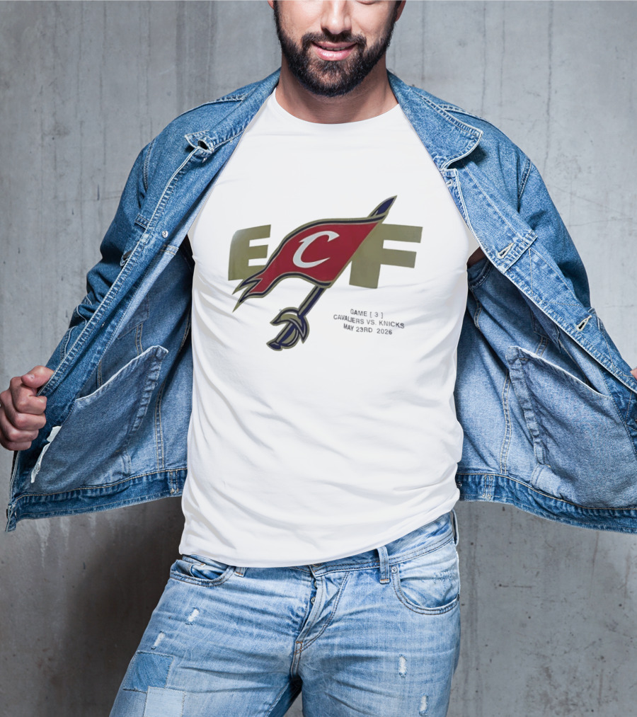 Cleveland Cavaliers ECF Game 3 Cavaliers Vs Knicks May 23rd 2026 T-Shirt