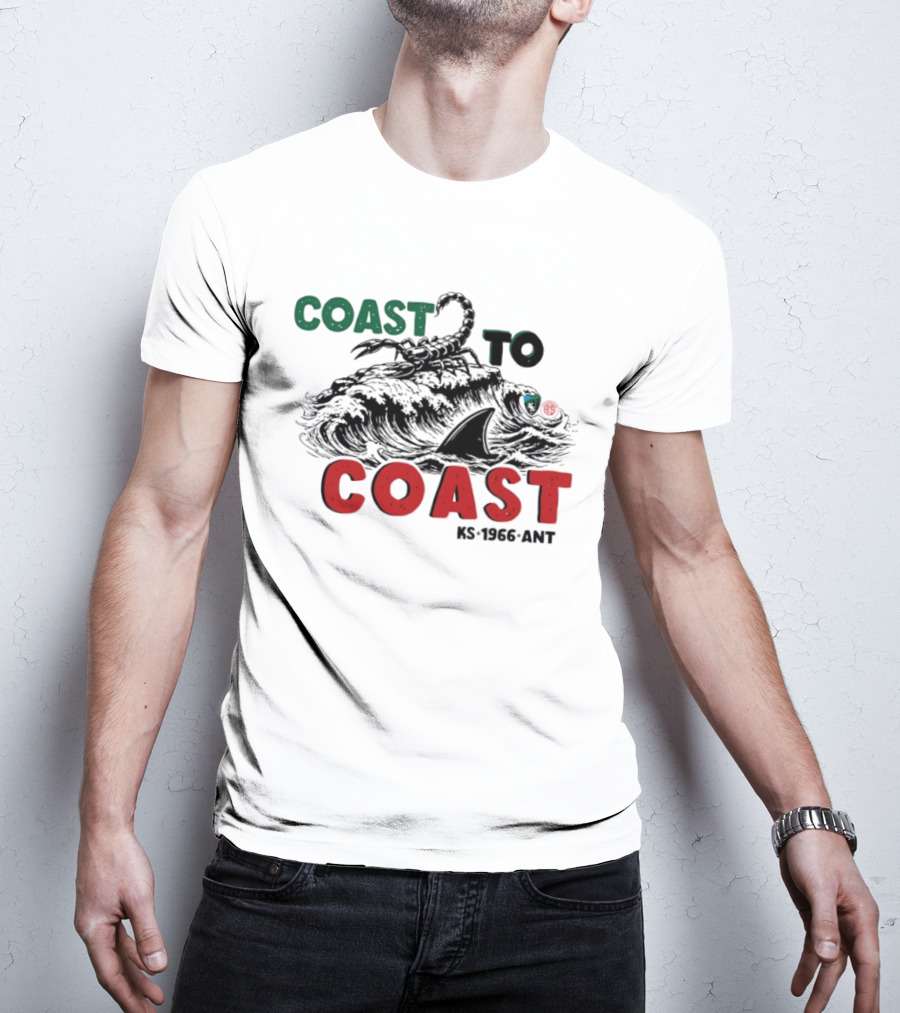 Coast To Coast Scorpion Shark Wave KS 1966 ANT T-Shirt
