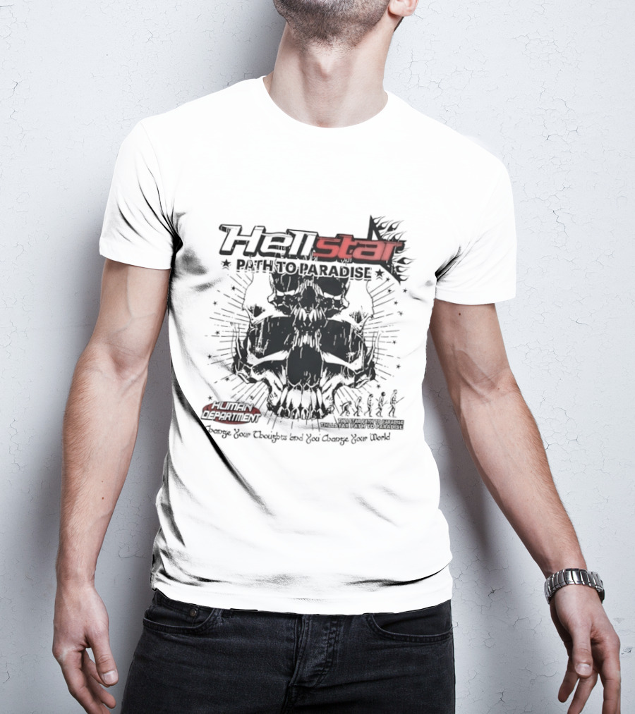 Hellstar Path To Paradise Skulls And Stars Power T-Shirt