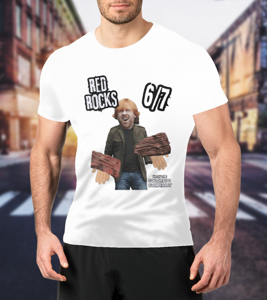 Trey Anastasio Red Rocks 6/7 With The Colorado Symphony T-Shirt