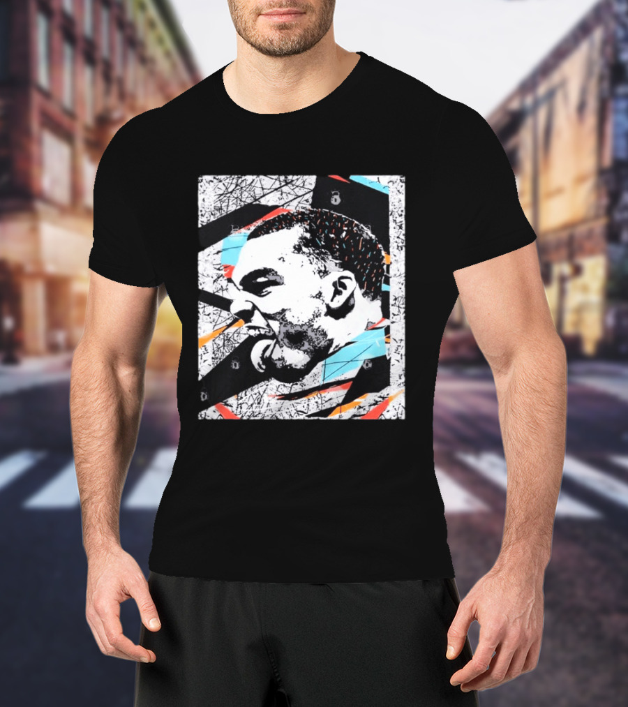Michael Jordan Chicago Bulls Tongue Expression Urban Graffiti T-Shirt