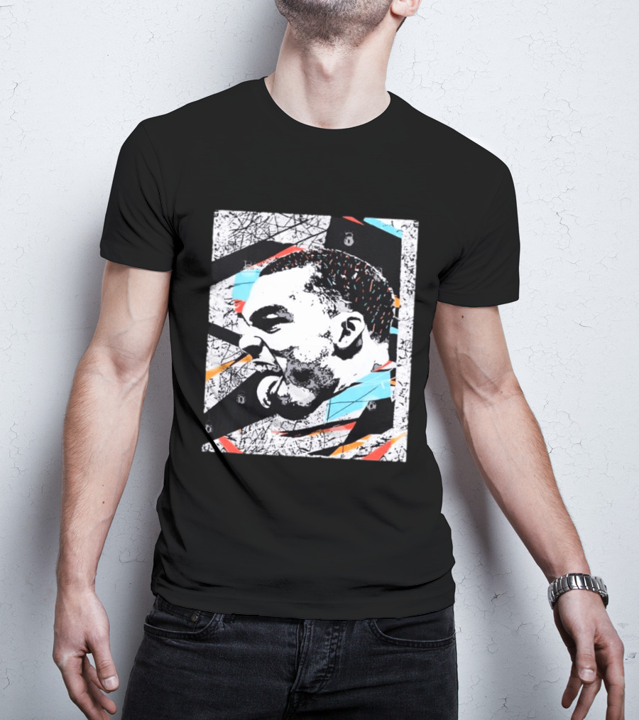 Michael Jordan Chicago Bulls Tongue Expression Urban Graffiti T-Shirt