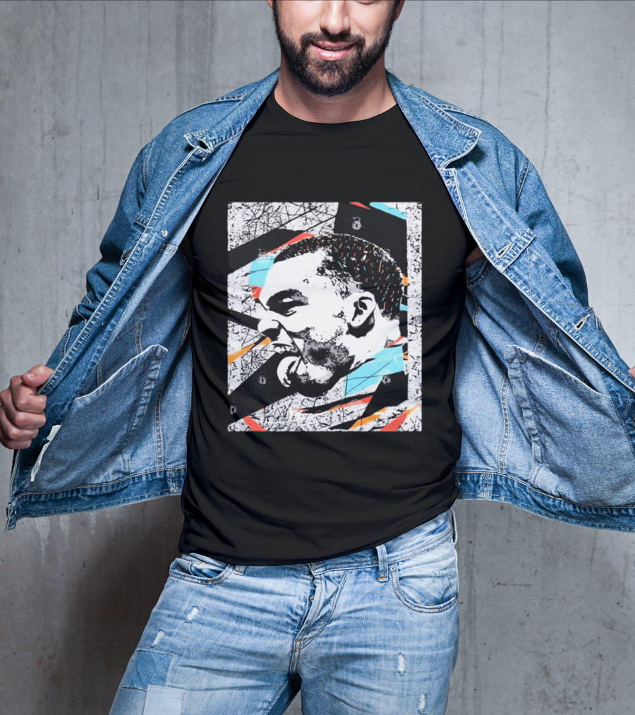 Michael Jordan Chicago Bulls Tongue Expression Urban Graffiti T-Shirt