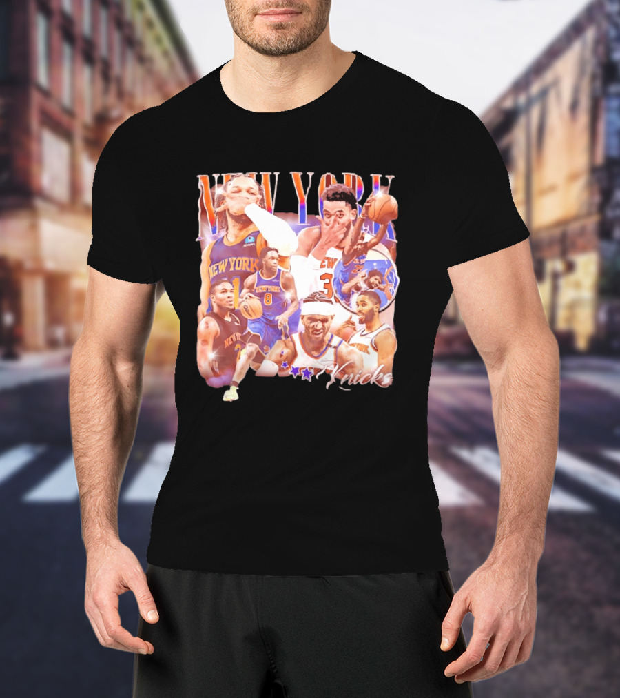 New York Knicks Players Basketball Stars T-Shirt