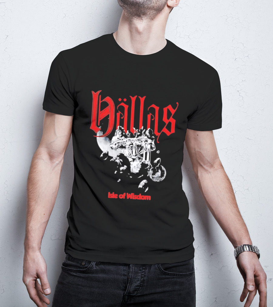 Hallas Isle Of Wisdom Floating Island Fantasy T-Shirt