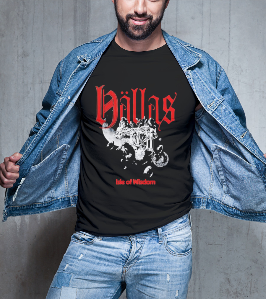 Hallas Isle Of Wisdom Floating Island Fantasy T-Shirt