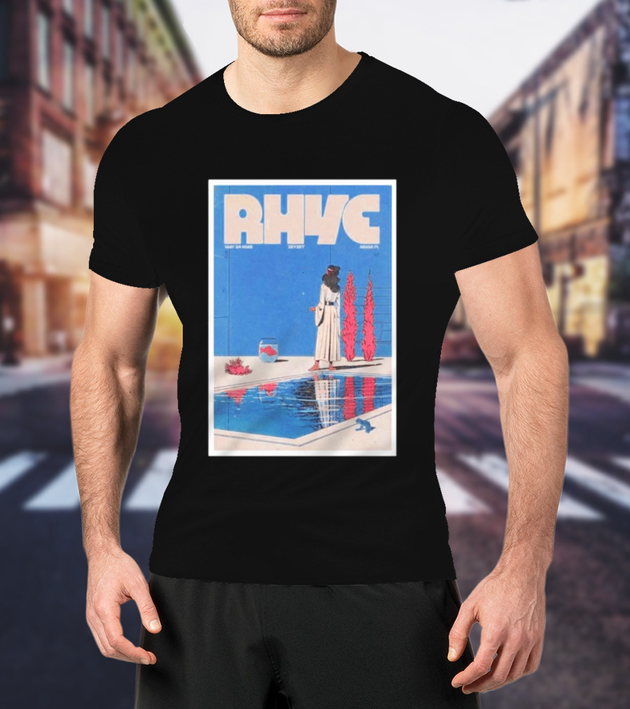 Rhye Zeyzey Poolside May 24 2026 Miami FL Retro Vibe T-Shirt