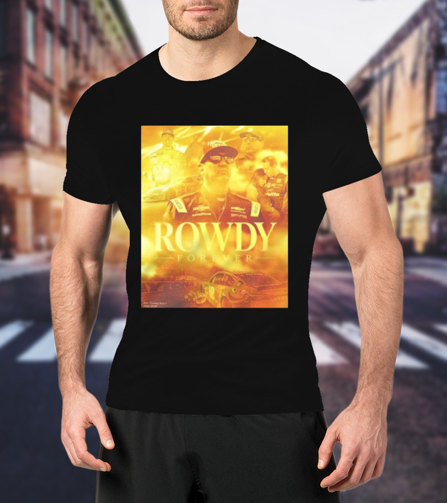 Kyle Busch Rowdy Forever Racing Daytona NASCAR 1985 2026 T-Shirt