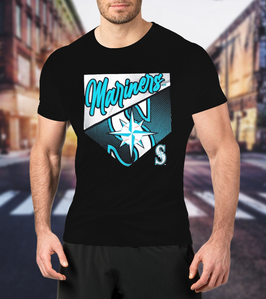 Mariners Compass Baseball Seattle Mariners T-Shirt