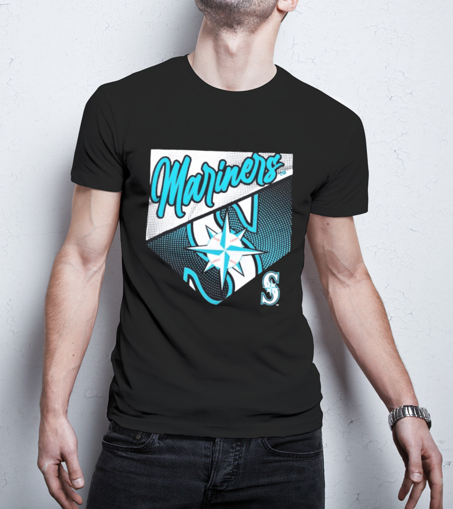 Mariners Compass Baseball Seattle Mariners T-Shirt