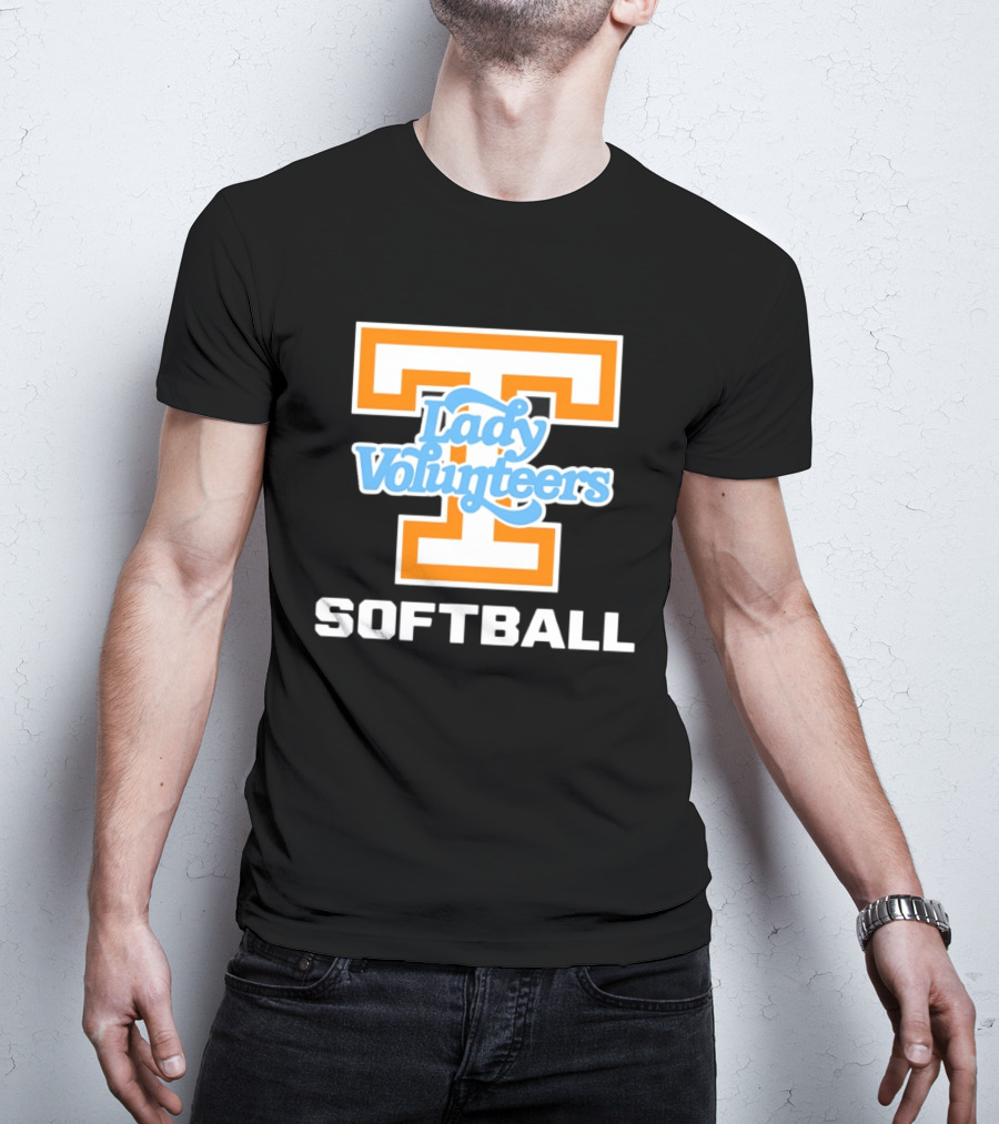 University Of Tennessee Lady Volunteers Orange Softball Team T-Shirt