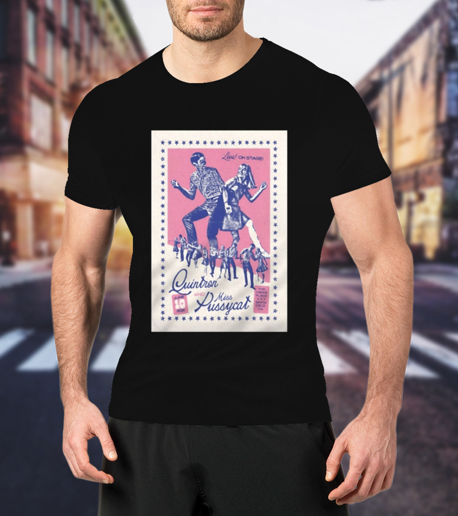 Quintron And Miss Pussycat Live On Stage June 10 2026 Santa Cruz CA Tour T-Shirt