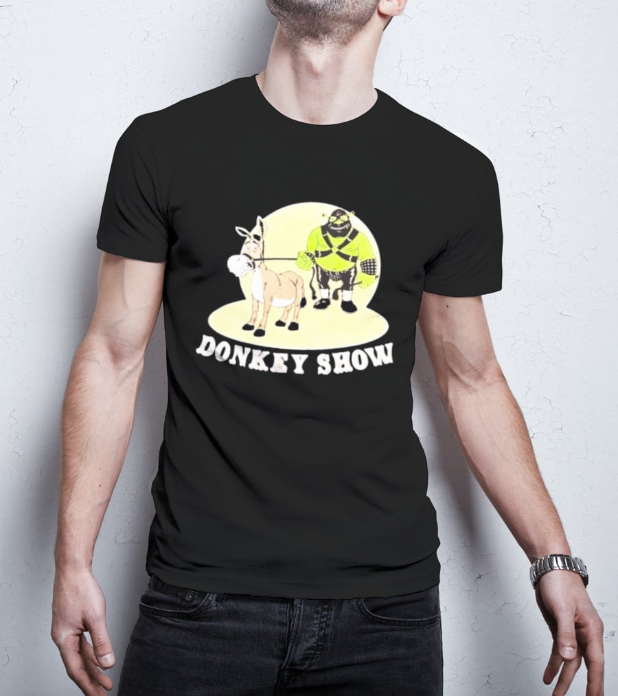 Shrek Gimp Donkey Show Leash T-Shirt