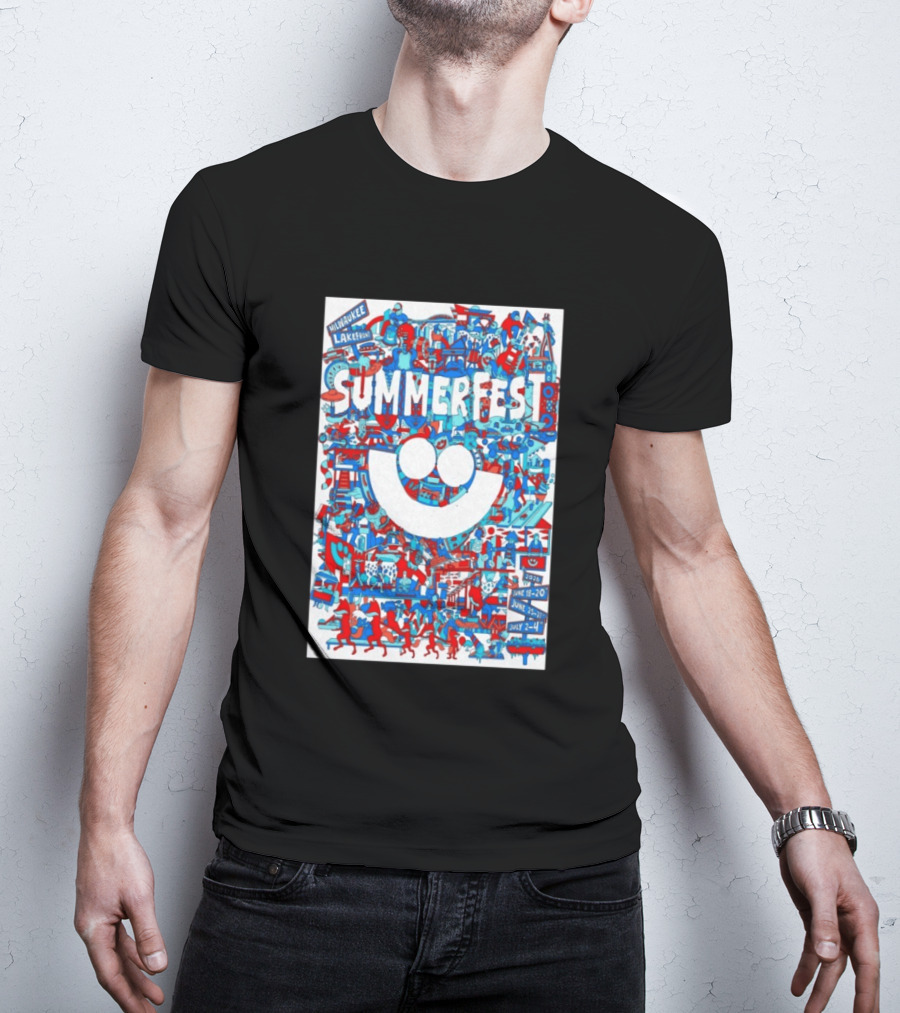 Summerfest Milwaukee Lakefront 2026 June 18 20 June 25 27 July 2 4 Event T-Shirt