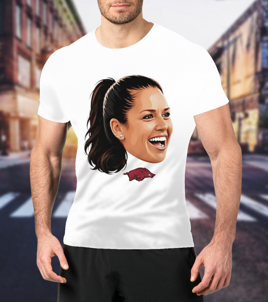 Arkansas Razorbacks Kailey Wyckoff Caricature Sports Team Fan Spirit T-Shirt