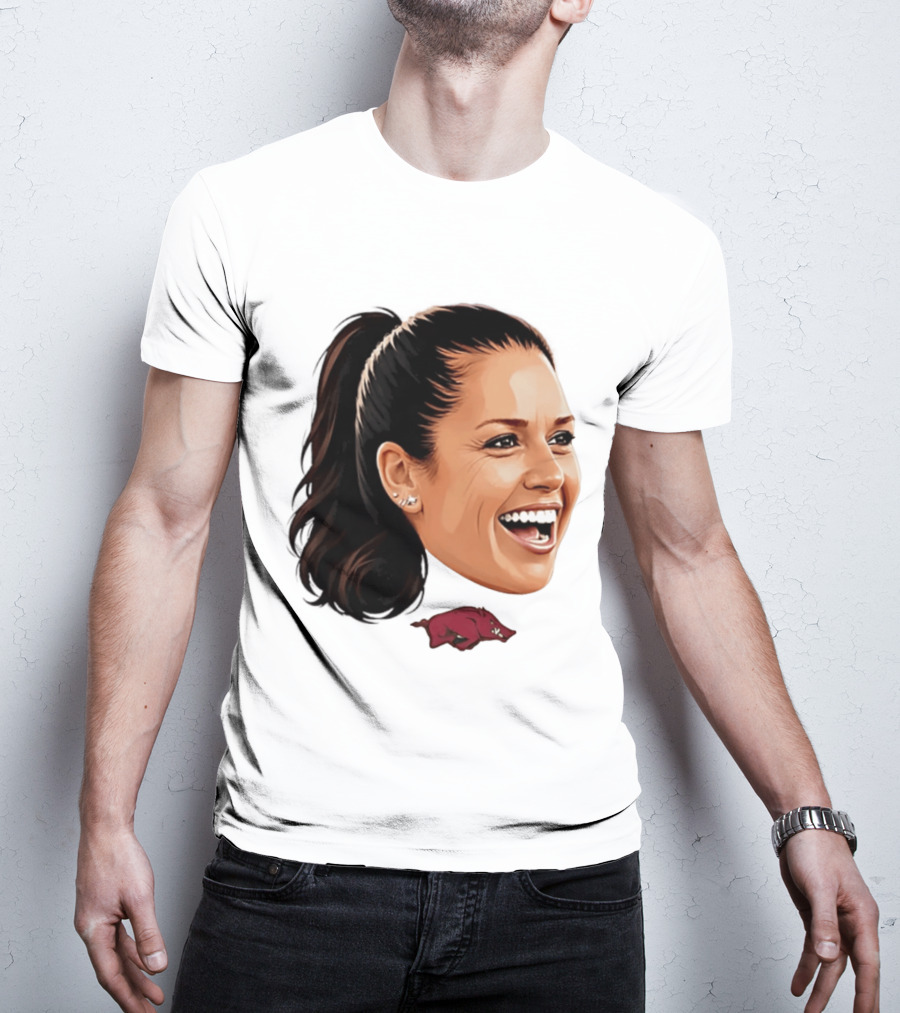 Arkansas Razorbacks Kailey Wyckoff Caricature Sports Team Fan Spirit T-Shirt