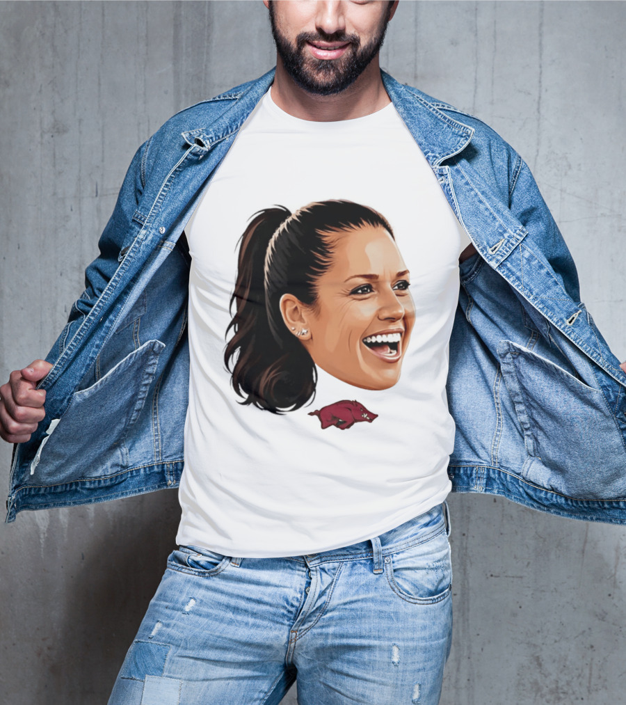 Arkansas Razorbacks Kailey Wyckoff Caricature Sports Team Fan Spirit T-Shirt
