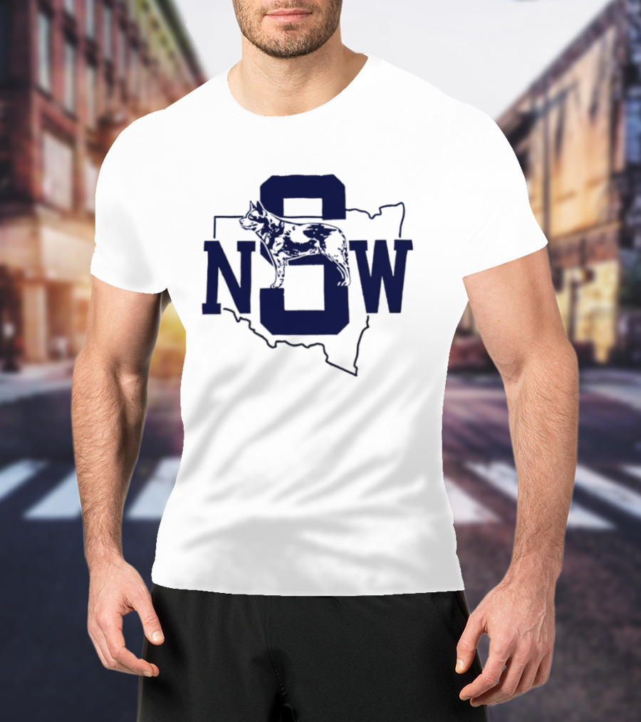 NSW Cattle Dog Map New South Wales Australia T-Shirt