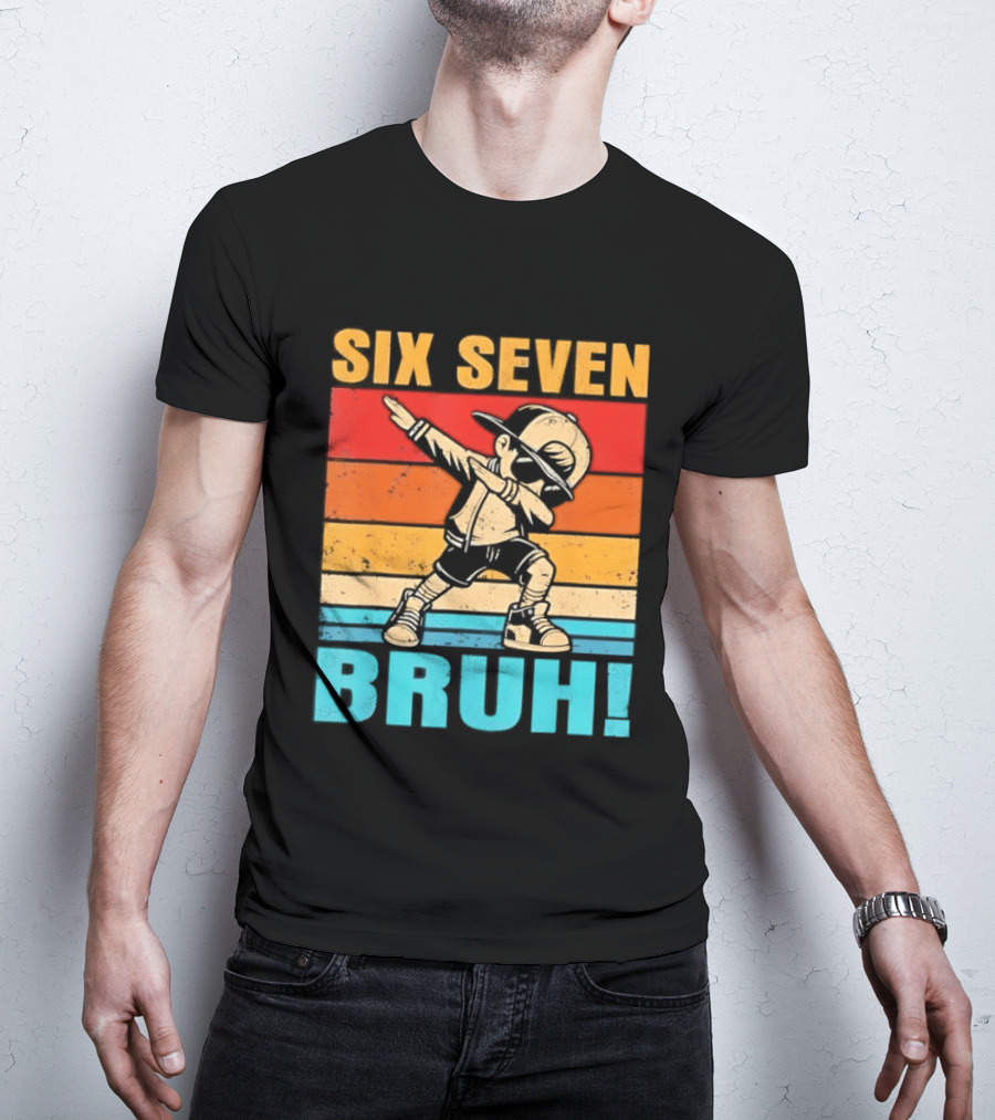 Six Seven Birthday Dab Bruh Kid T-Shirt