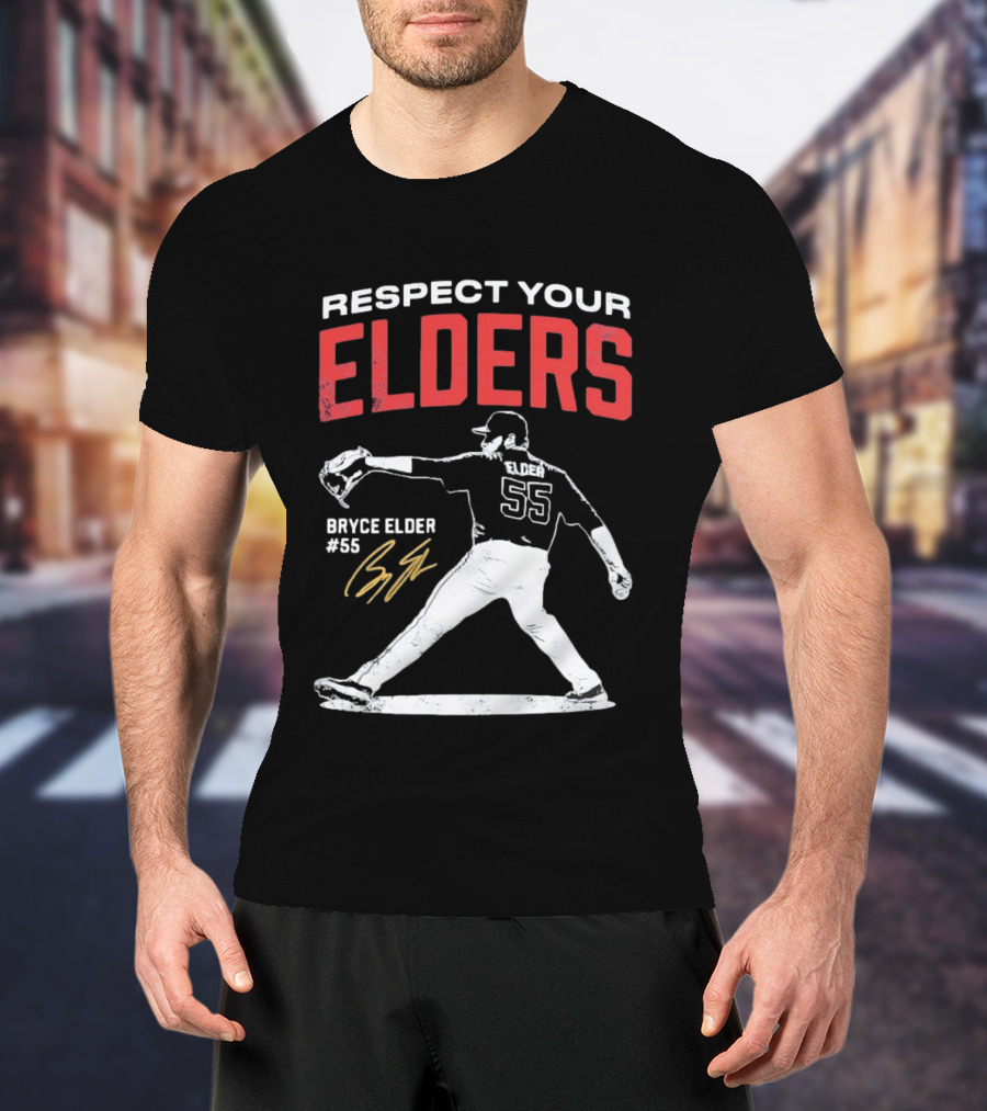 Respect Your Elders Bryce Elder #55 Atlanta T-Shirt