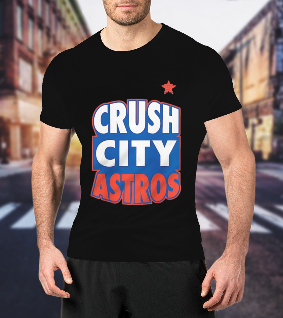 Houston Astros Crush City Astros Baseball Fan T-Shirt