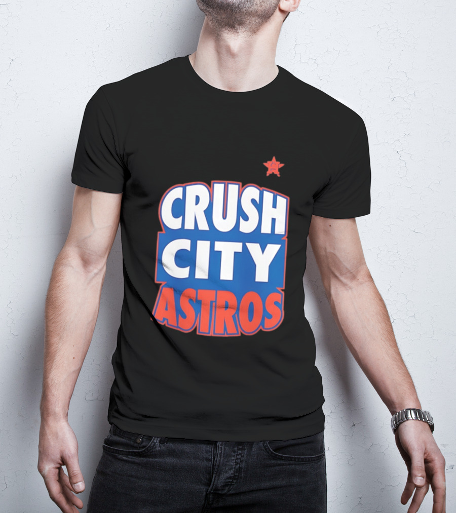 Houston Astros Crush City Astros Baseball Fan T-Shirt